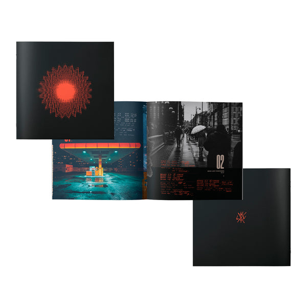 NYT LIV - Den døde sol (Transparent Orange & Black Splatter)